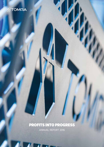Thumbnail Tomra Annual Report 2016