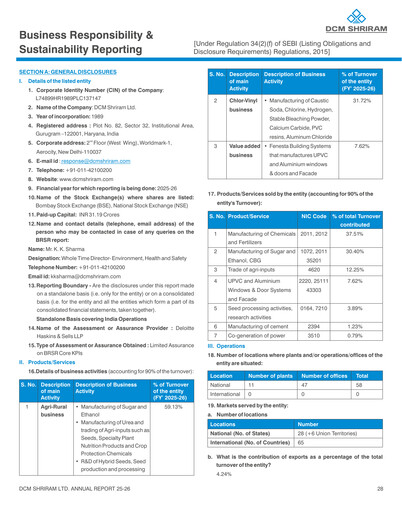 Thumbnail DCM Shriram ESG Report 2025-2026