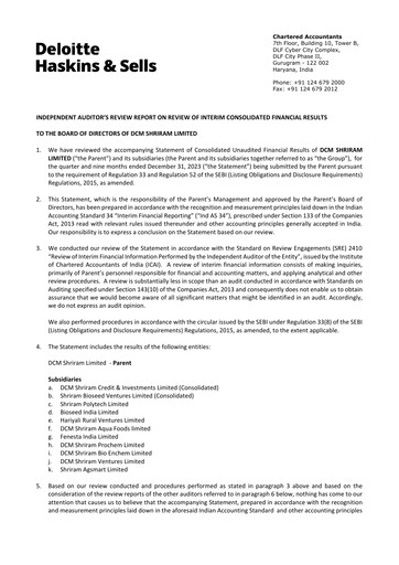 Thumbnail DCM Shriram Quarterly Report 2023-q3