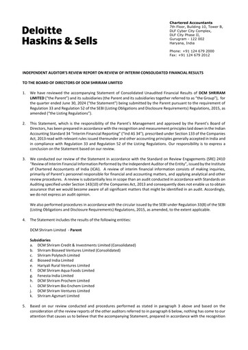 Thumbnail DCM Shriram Quarterly Report 2024-q1