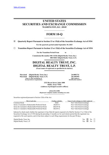 Thumbnail Digital Realty Quarterly Report 2025-q3
