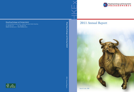 Thumbnail Hong Kong Exchanges & Clearing Annual Report 2011