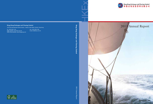Thumbnail Hong Kong Exchanges & Clearing Annual Report 2013