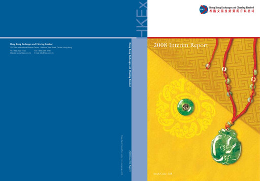 Thumbnail Hong Kong Exchanges & Clearing Half-year Report 2008