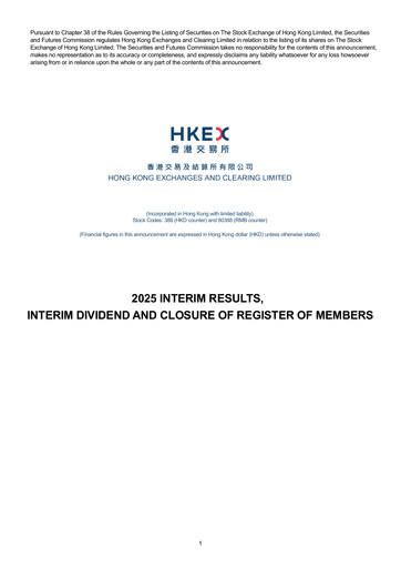 Thumbnail Hong Kong Exchanges & Clearing Half-year Report 2025-h1