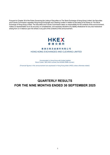 Thumbnail Hong Kong Exchanges & Clearing Quarterly Report 2025-q3