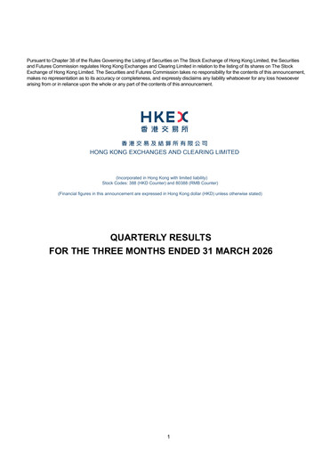 Thumbnail Hong Kong Exchanges & Clearing Quarterly Report 2026-q1