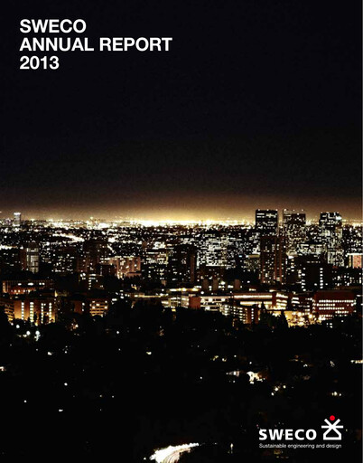 Thumbnail Sweco Annual Report 2013