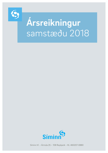 Thumbnail Síminn hf. Financial Statement 2018