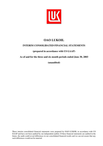 Thumbnail Lukoil Financial Statement 2003-h1