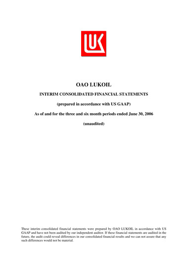 Thumbnail Lukoil Financial Statement 2006-h1