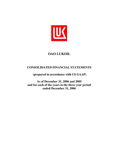 Thumbnail Lukoil Financial Statement 2006