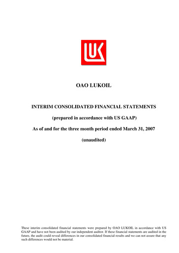 Thumbnail Lukoil Financial Statement 2007-q1