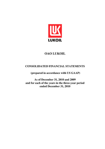 Thumbnail Lukoil Financial Statement 2010