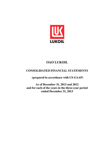 Thumbnail Lukoil Financial Statement 2013