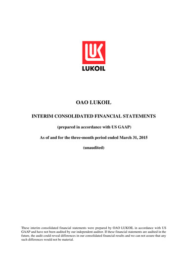 Thumbnail Lukoil Financial Statement 2015-q1