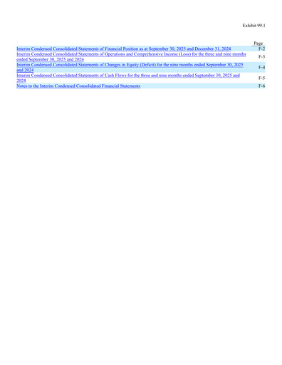 Miniature Mogo
 Rapport trimestriel 2025-q3