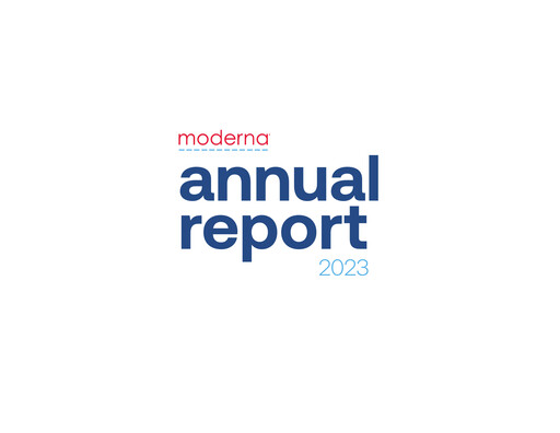 Thumbnail Moderna
 Annual Report 2023