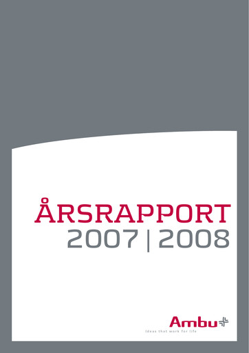 Thumbnail Ambu Annual Report 2007-2008