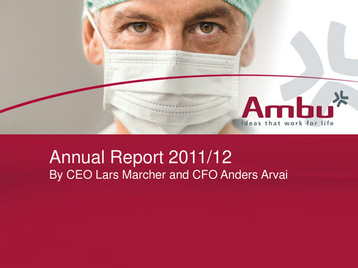 Thumbnail Ambu Annual Report 2011