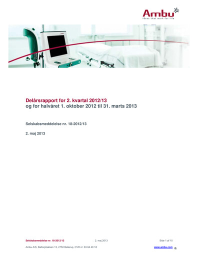 Thumbnail Ambu Quarterly Report 2012-q2