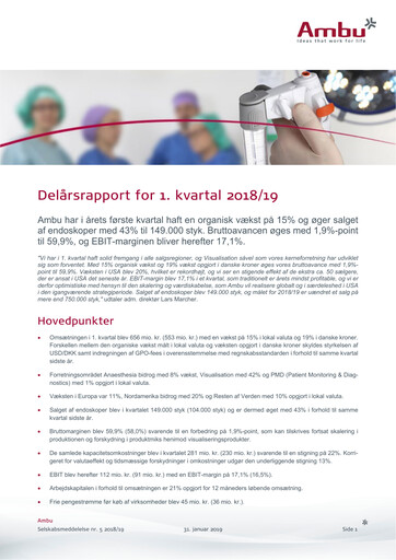 Thumbnail Ambu Quarterly Report 2018-q1