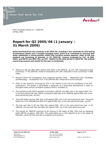 Thumbnail Ambu Quarterly Report 2005-q2
