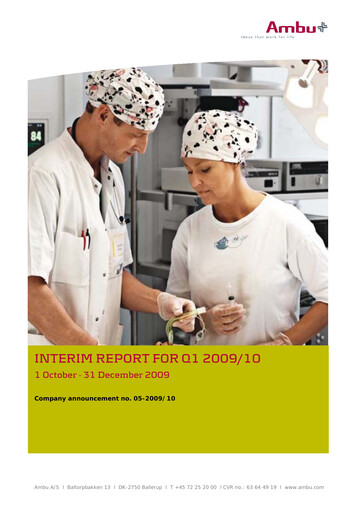 Thumbnail Ambu Quarterly Report 2009-q1