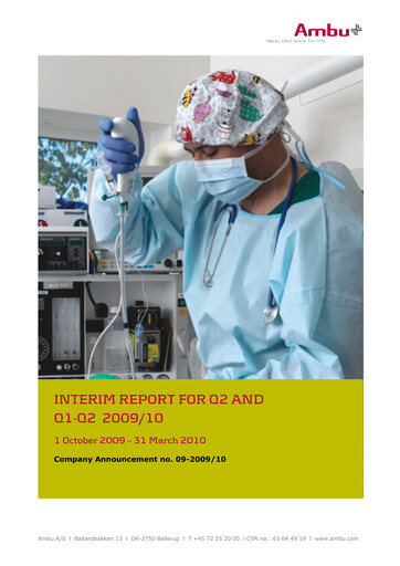 Thumbnail Ambu Quarterly Report 2009-q2