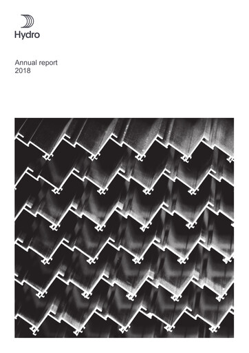 Thumbnail Norsk Hydro
 Annual Report 2018