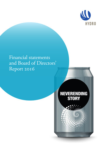 Thumbnail Norsk Hydro
 Financial Statement 2016