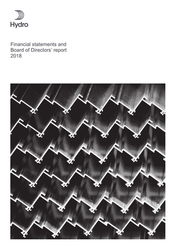 Thumbnail Norsk Hydro
 Financial Statement 2018