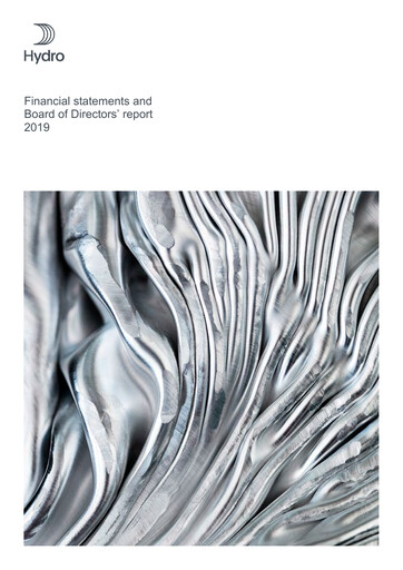 Thumbnail Norsk Hydro
 Financial Statement 2019