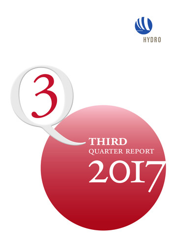 Miniature Norsk Hydro
 Rapport trimestriel 2017-q3