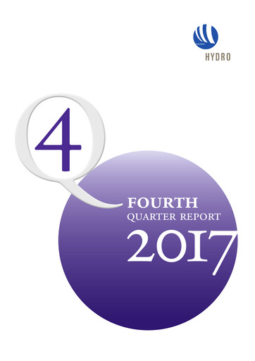 Miniature Norsk Hydro
 Rapport trimestriel 2017-q4