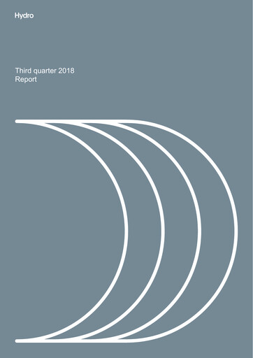 Miniature Norsk Hydro
 Rapport trimestriel 2018-q3