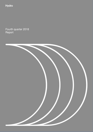 Miniature Norsk Hydro
 Rapport trimestriel 2018-q4