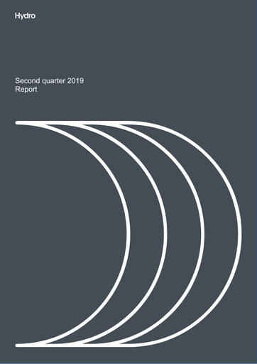 Miniature Norsk Hydro
 Rapport trimestriel 2019-q2