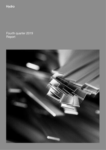 Miniature Norsk Hydro
 Rapport trimestriel 2019-q4