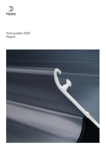 Miniature Norsk Hydro
 Rapport trimestriel 2020-q1