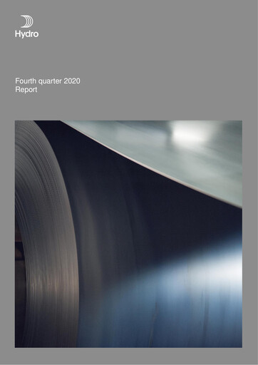 Miniature Norsk Hydro
 Rapport trimestriel 2020-q4