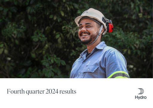 Miniature Norsk Hydro
 Rapport trimestriel 2024-q4
