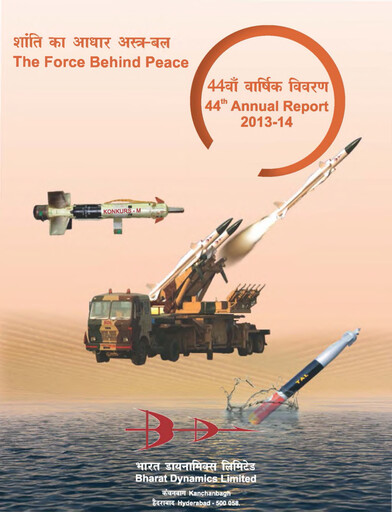 Thumbnail Bharat Dynamics
 Annual Report 2013-2014