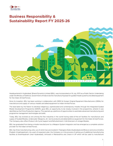 Thumbnail Bharat Dynamics
 ESG Report 2025-2026