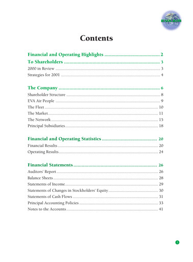 Thumbnail EVA Air
 Annual Report 2000