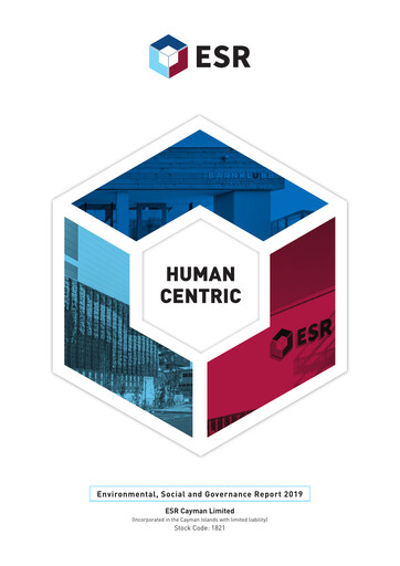 Thumbnail ESR ESG Report 2019