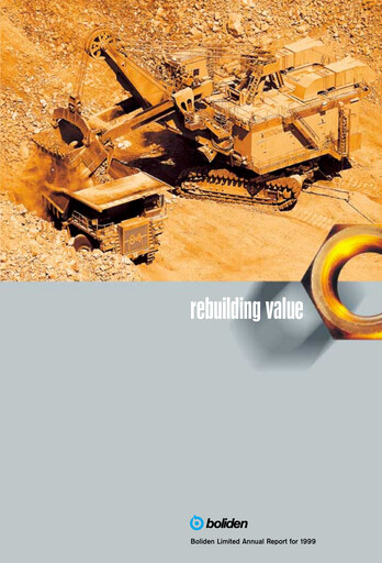 Thumbnail Boliden Annual Report 1999