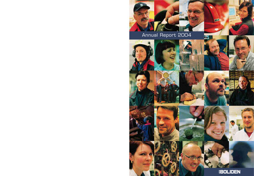 Thumbnail Boliden Annual Report 2004