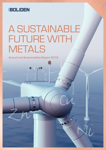Thumbnail Boliden Annual Report 2019