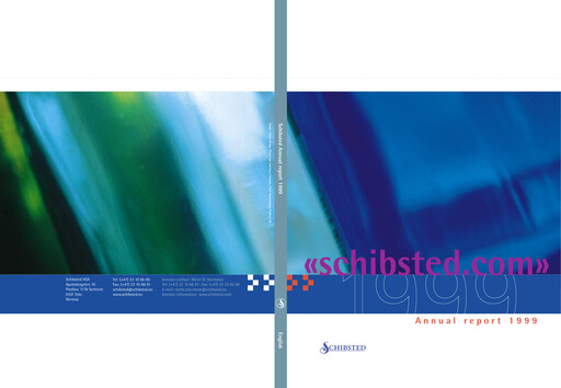 Thumbnail Schibsted Annual Report 1999